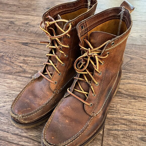 Red Wing J.Crew 4595 Wabasha Chukka Vibram Sole Boots main image 7